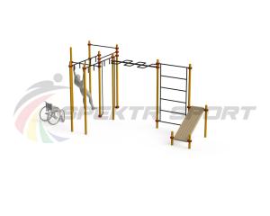 Купить Спортивный комплекс для инвалидов-колясочников WRK-D17_76mm в Ржеве 