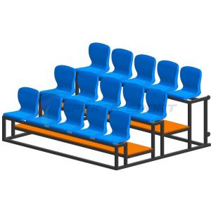 Купить Трибуна мобильная 3 ряда сиденья пластиковые на 15 мест в Ржеве 