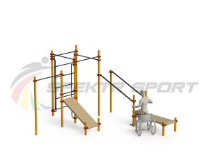 Купить Спортивный комплекс для инвалидов-колясочников WRK-D20_76mm в Ржеве 