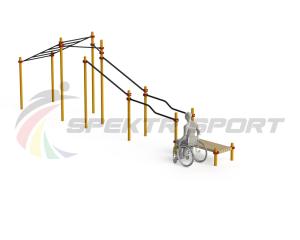 Купить Спортивный комплекс для инвалидов-колясочников WRK-D22_76mm в Ржеве 