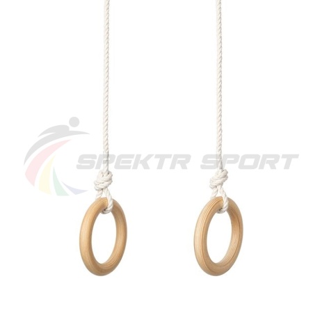 Купить Кольца гимнастические деревянные (фанера 18 мм, покрытие: эмаль, лак или пропитка) в Ржеве 