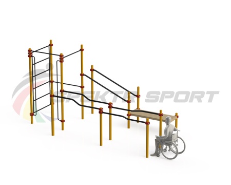 Купить Спортивный комплекс для инвалидов-колясочников WRK-D16_76mm в Ржеве 